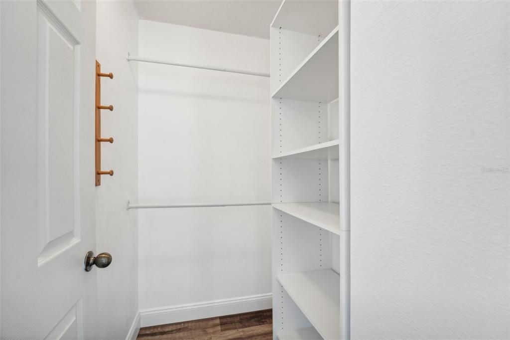 Bedroom 2 walk-in closet.