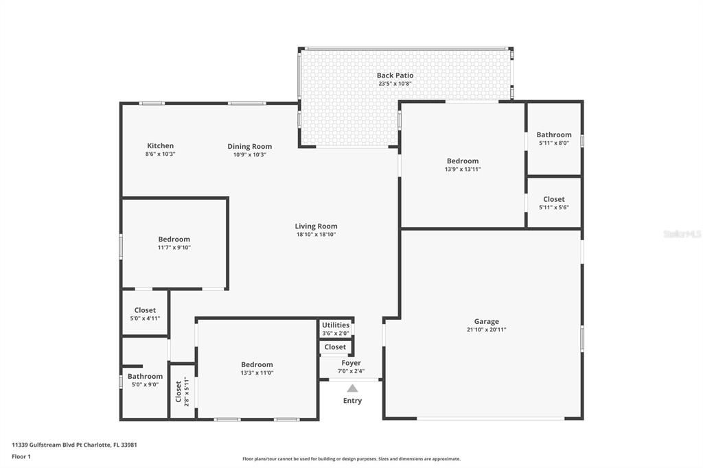 На продажу: $275,000 (3 спален, 2 ванн, 1410 Квадратных фут)