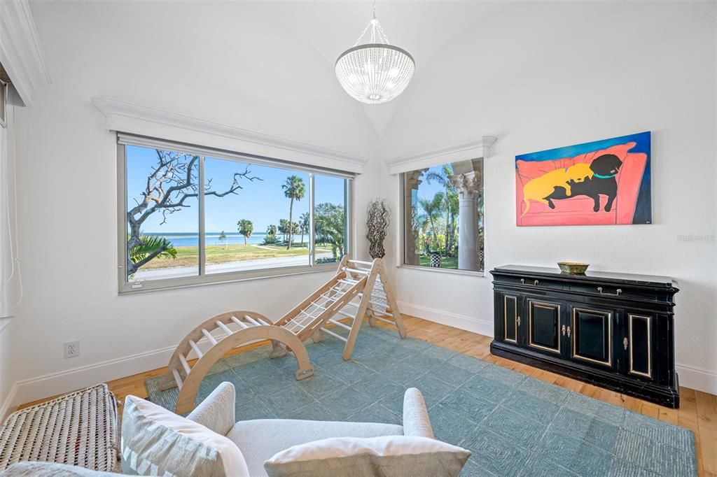 Bonus Room Picture Window with incredible water views