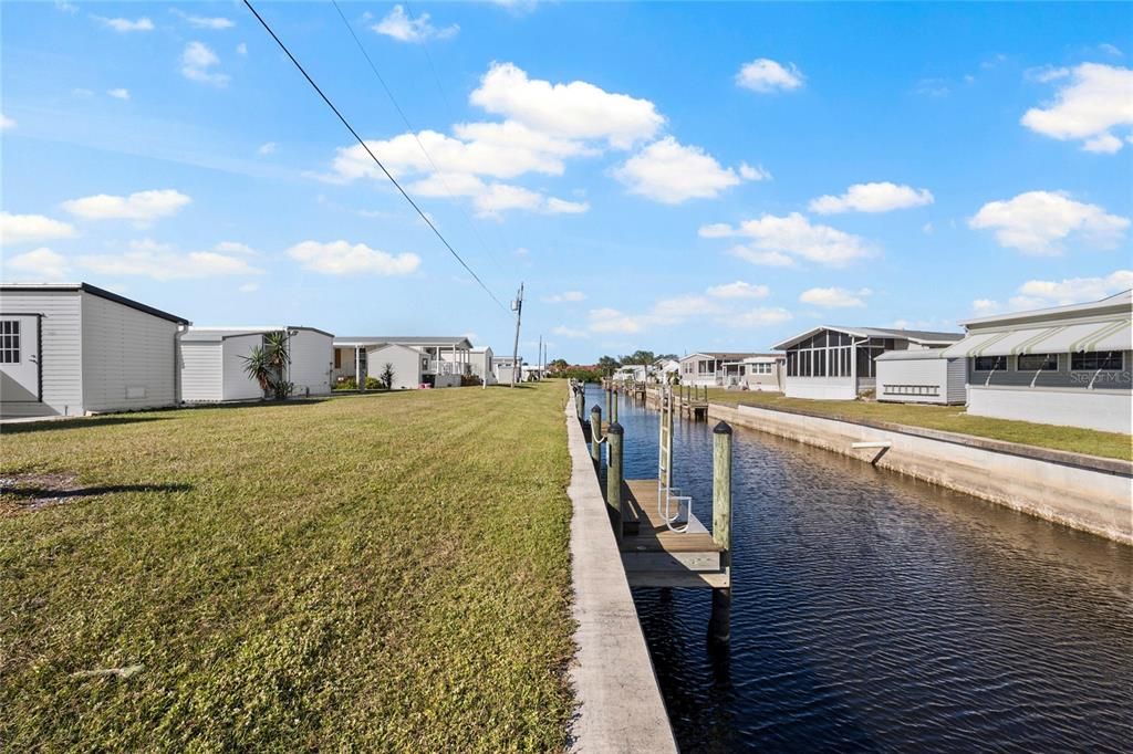 Canal with Dock