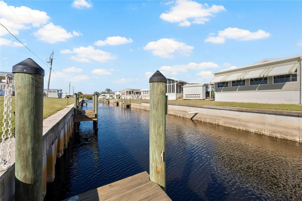 Canal with Dock