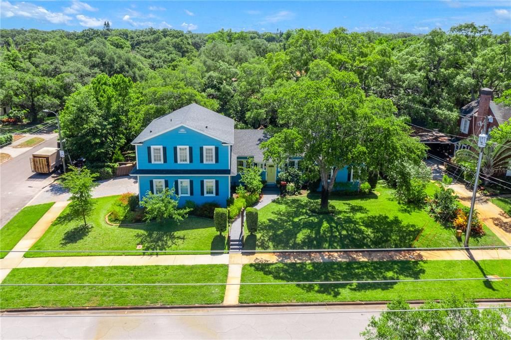 Beautiful Corner Lot With Greenery and Blue Skies