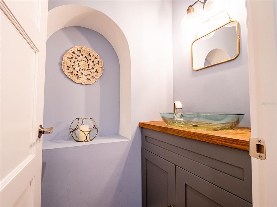 Powder Room on Main Floor