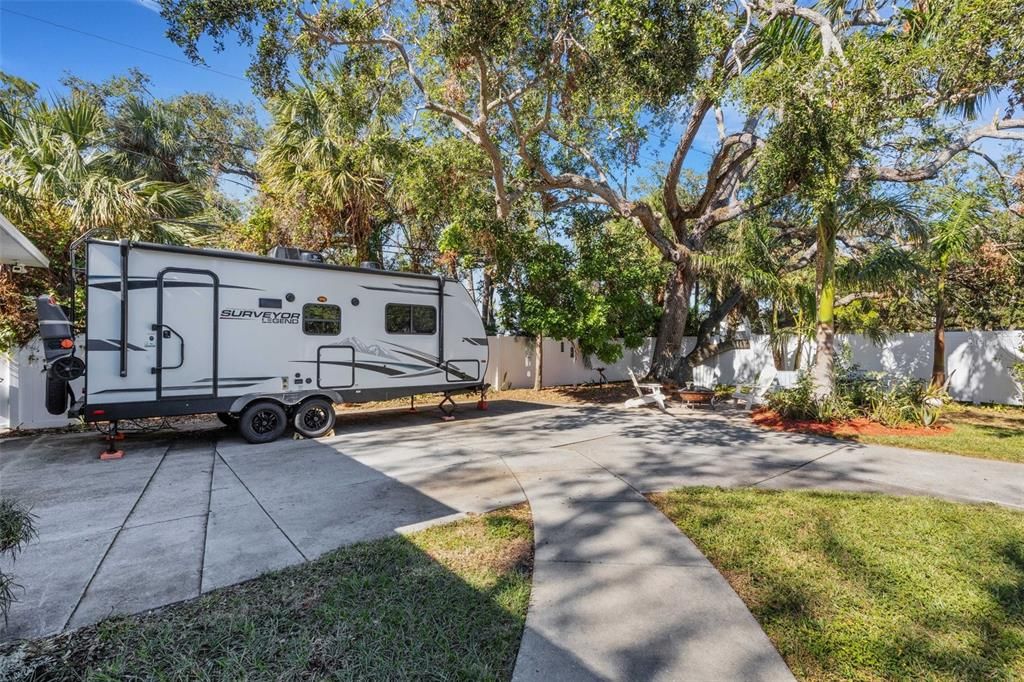 Room to park a boat or a camper