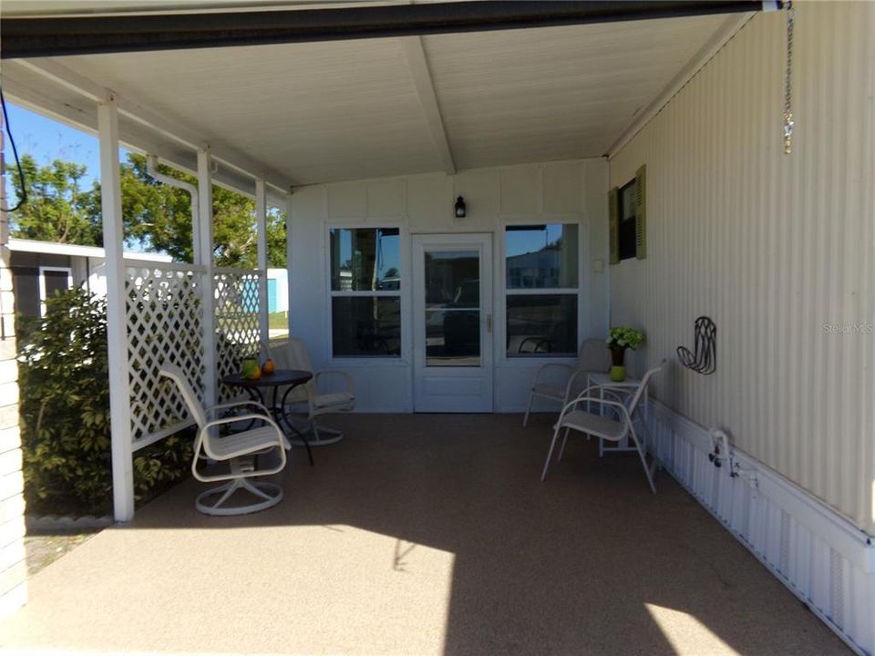 carport used now for more outside seating