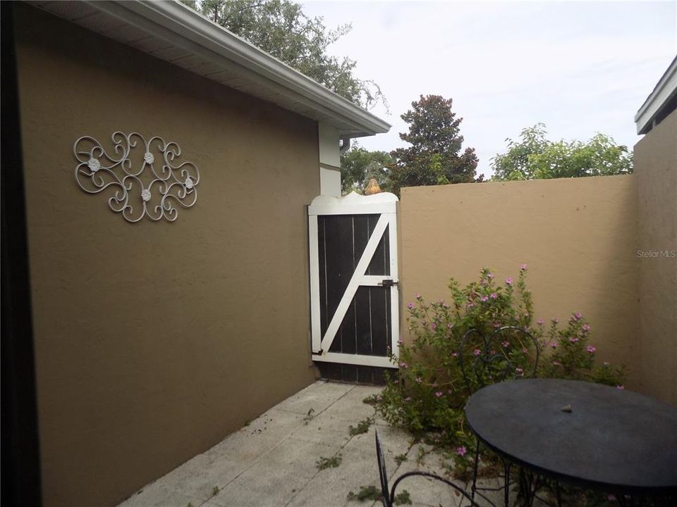 COURTYARD OFF KITCHEN