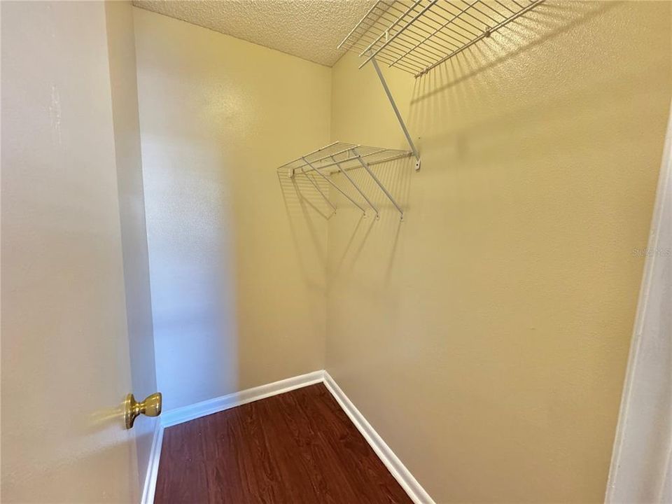 Walk-in closet in 2nd Bedroom