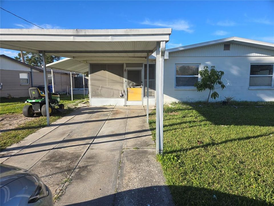 Carport/Porch Door