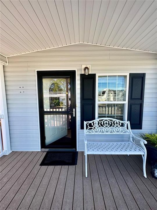 Enjoy your morning coffee on the front porch