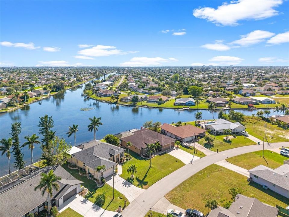 Overlooking the intersecting freshwater canal basin