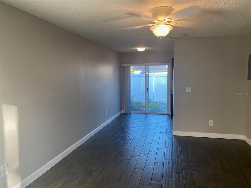 Livingroom and Dining room off the kitchen