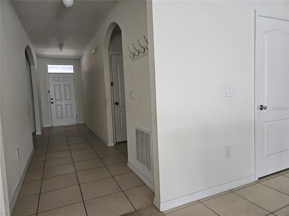 Hallway from main door to great room