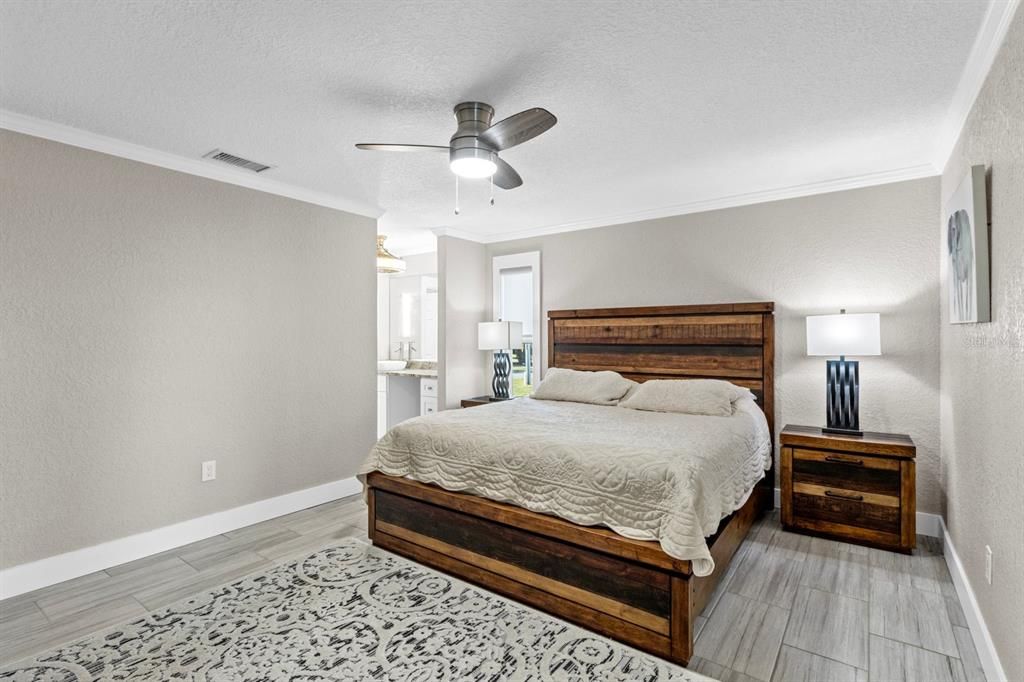 Primary Bedroom with entry to en-suite and walk-in closet