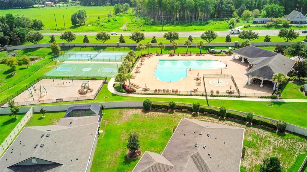 Community Amenities - Cabana, Pool, Splash Pad, Playground, Basketball Courts, Tennis Courts