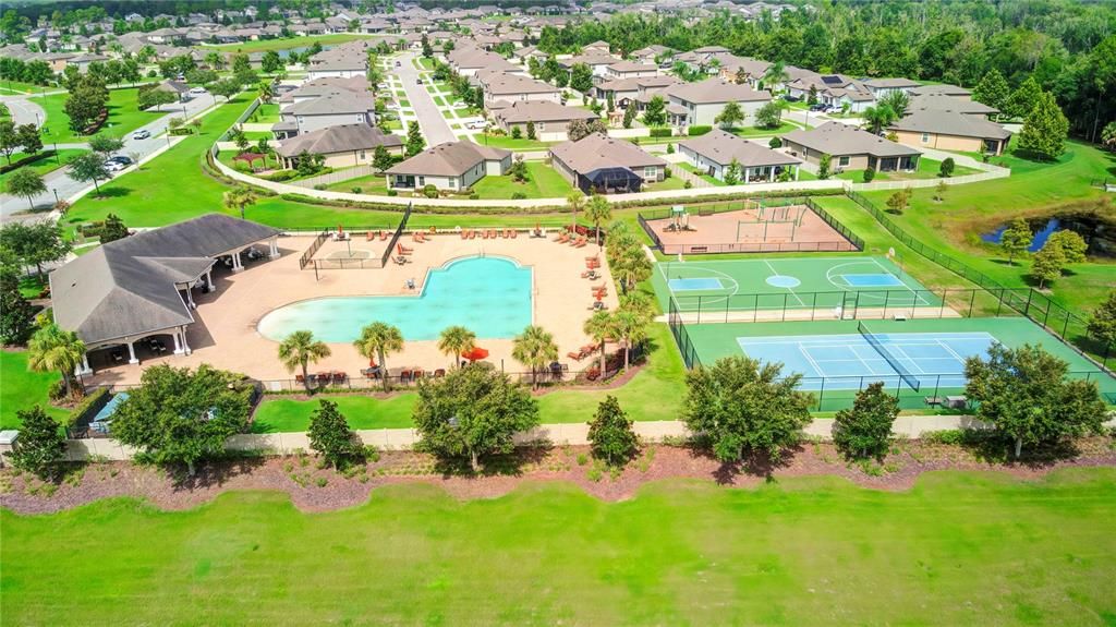 Community Amenities - Cabana, Pool, Splash Pad, Playground, Basketball Courts, Tennis Courts