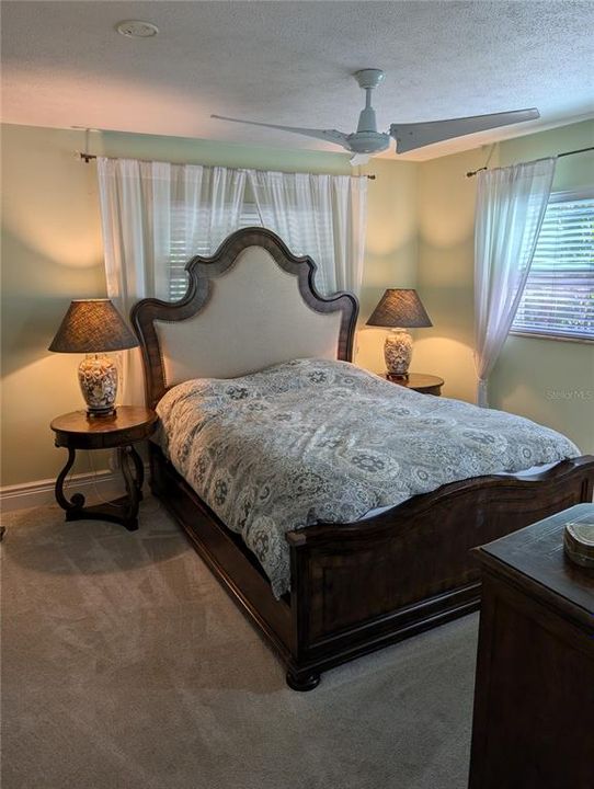 Primary bedroom, this is a queen-sized bed but you could easily bring your king if you like.