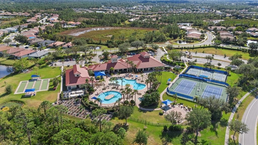 Aerial View of Clubhouse