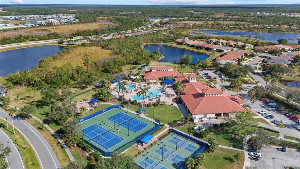 Aerial View of Clubhouse