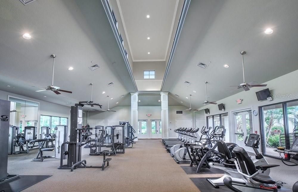 Clubhouse fitness center