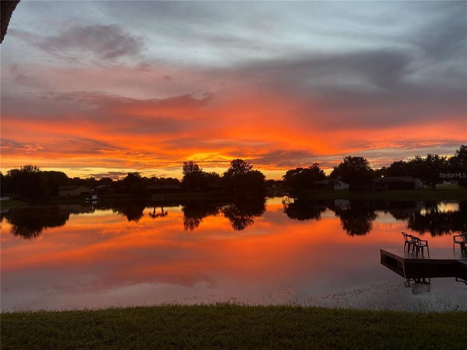 Beautiful sunsets from your back patio