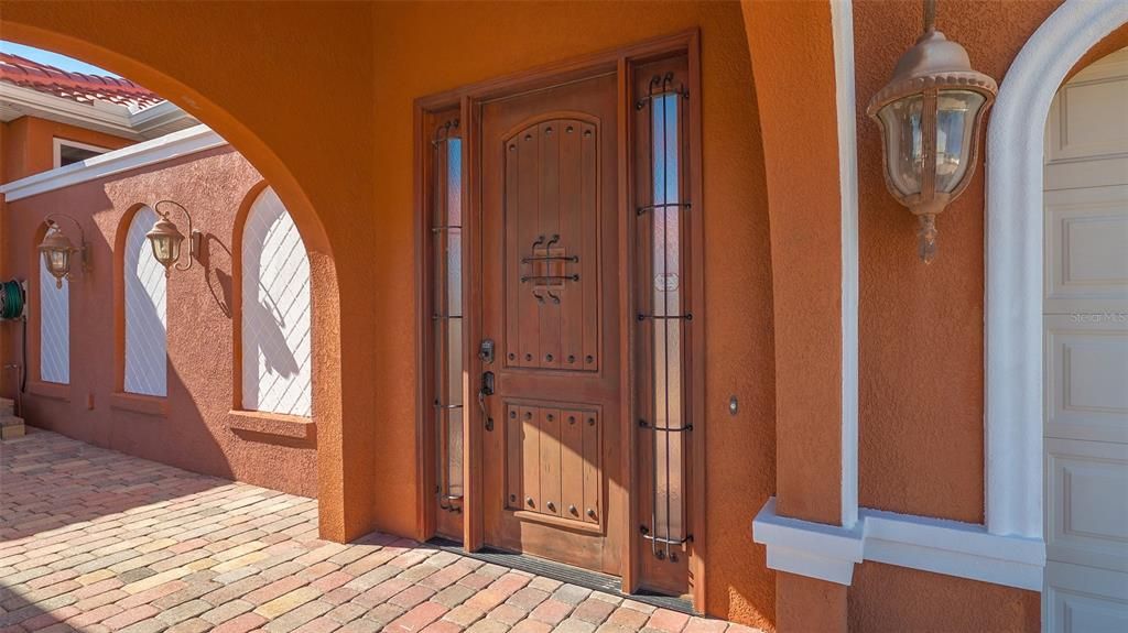 Spanish Galleon Style Door with Locked Spy Hole!