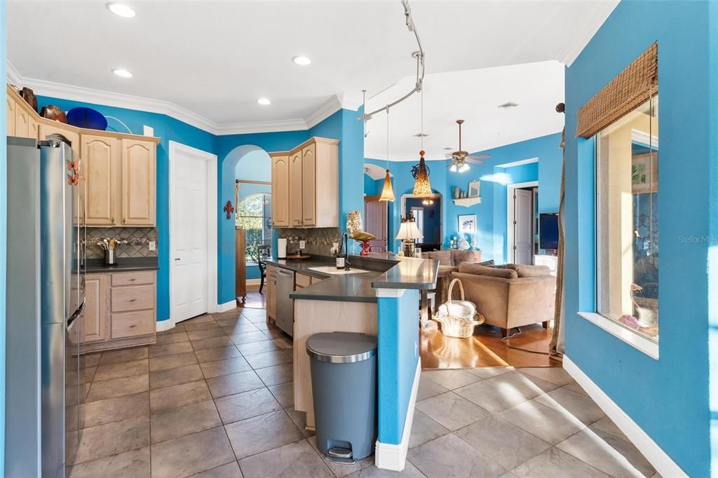 Dinette Area overlooking Kitchen Area