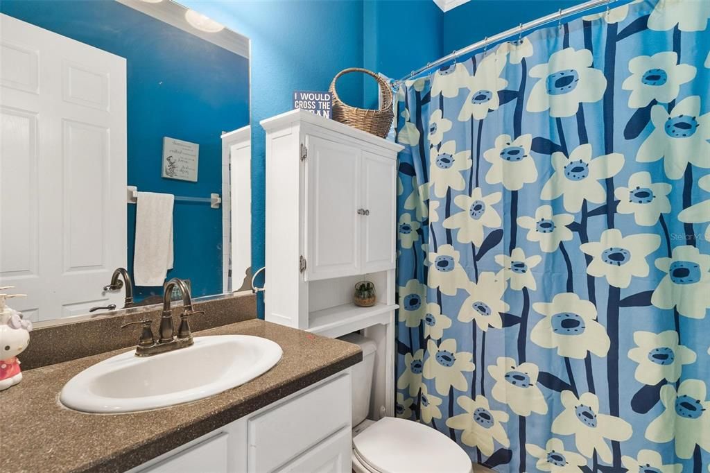 Guest Bathroom with Tub and Shower Combo