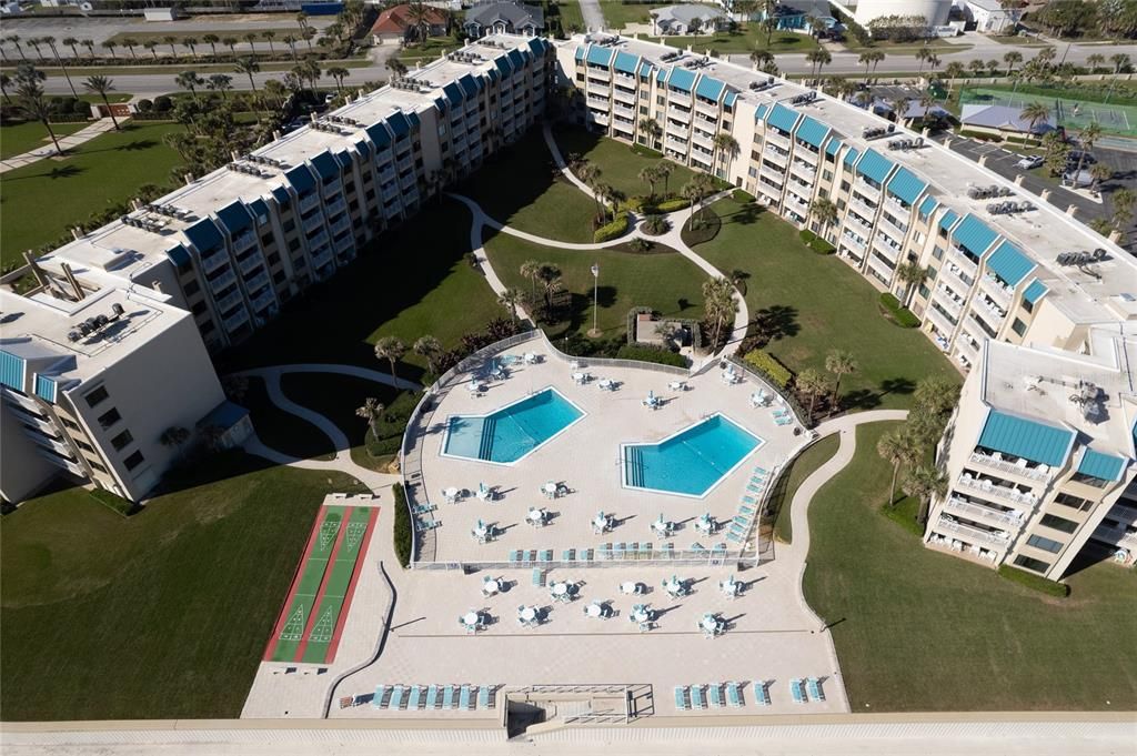 Aerial View of Amenities