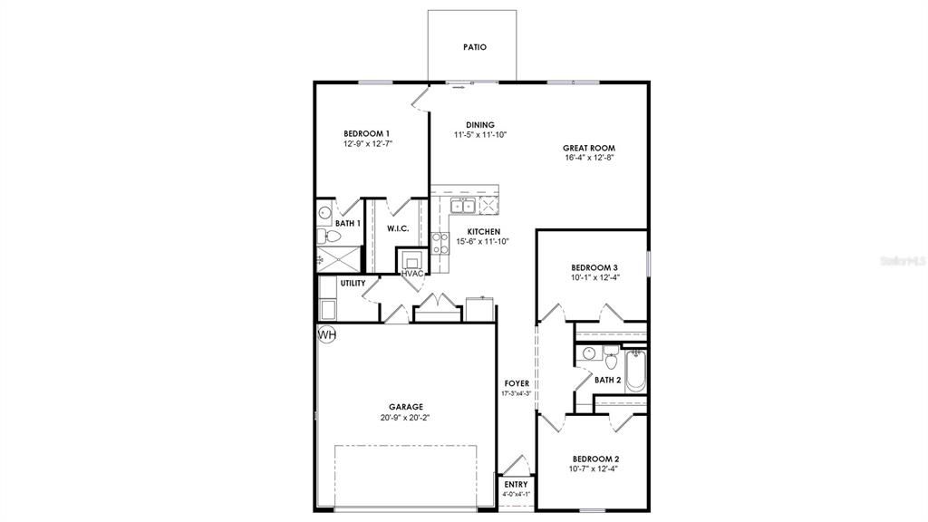 For Sale: $281,990 (3 beds, 2 baths, 1408 Square Feet)