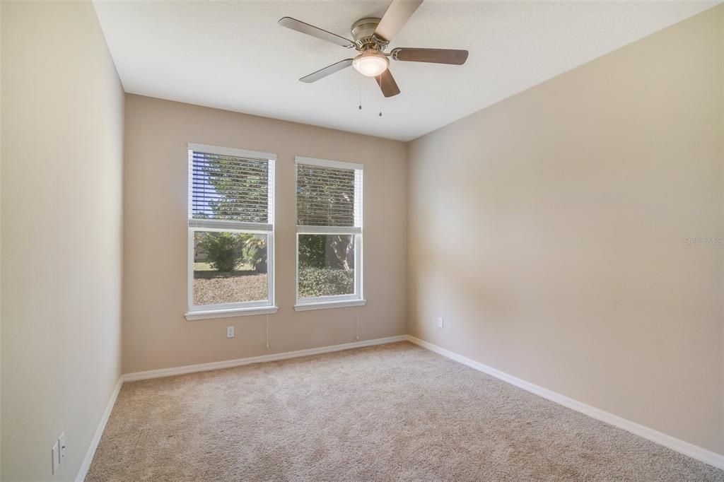 Bedroom downstairs with a private bathroom