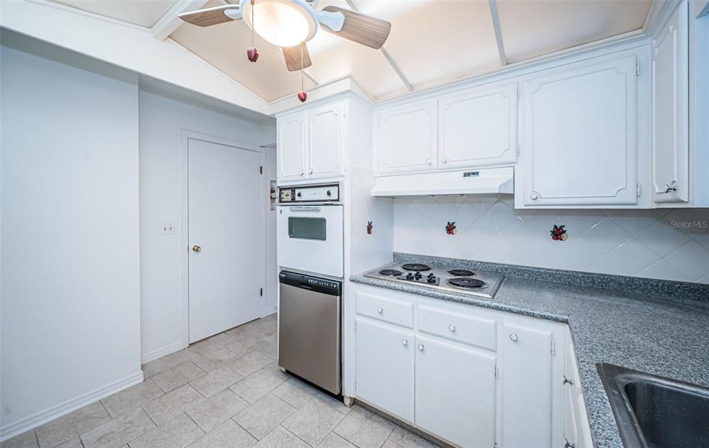 Kitchen with plenty of counter and storage space!