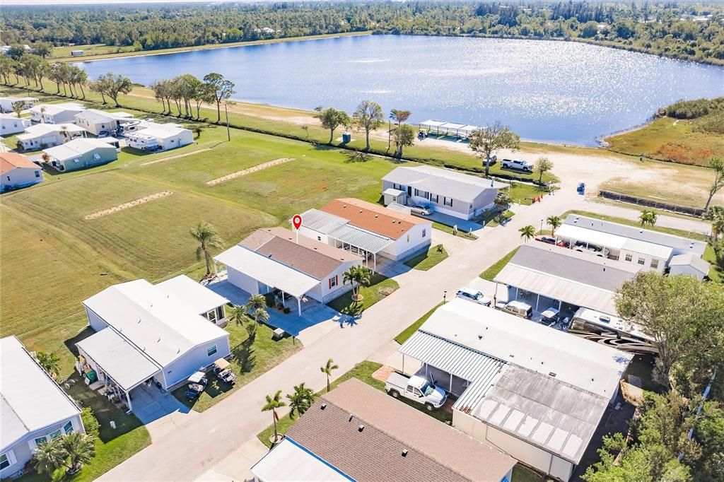 Home steps away to lake, on quiet street