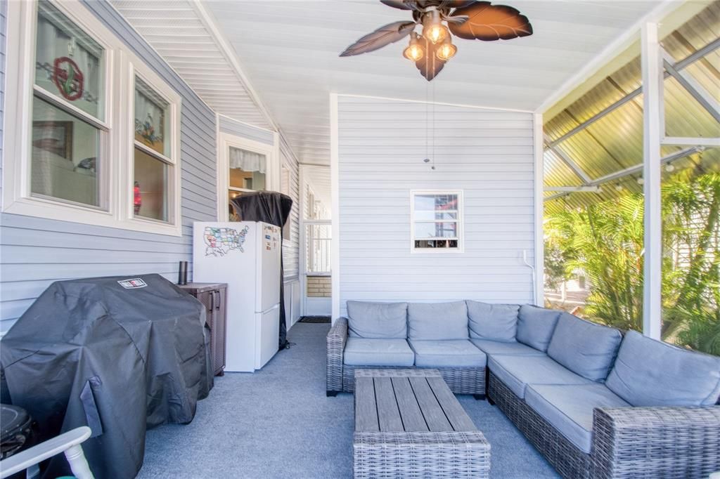 Utility Shed in Screen Room