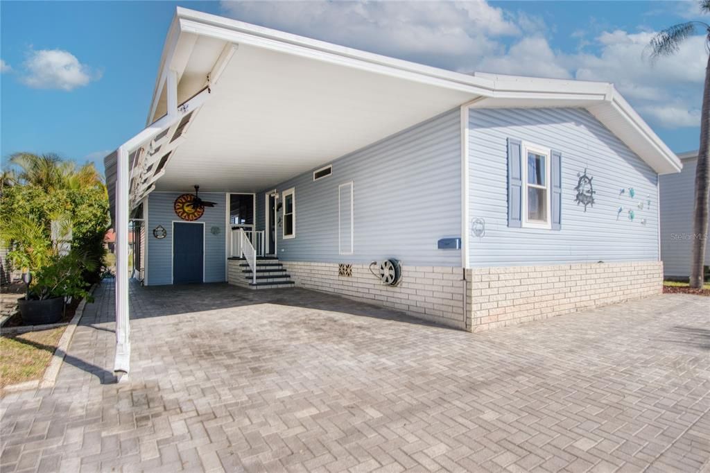 Kick-outs on Carport