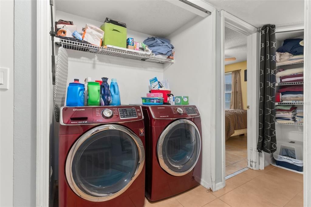 Laundry closet