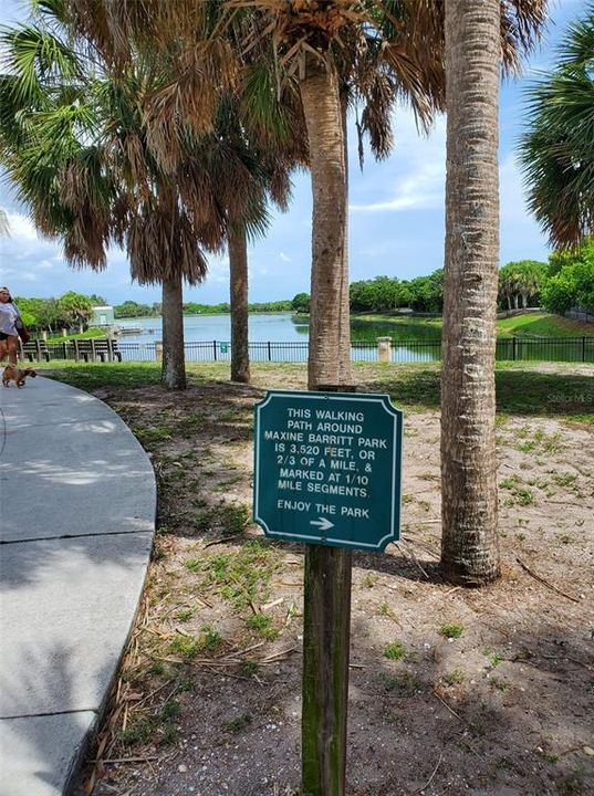 the park just past Sharky's has a nice walking trail around the pond and lookouts to the gulf of mexico as well as beach access