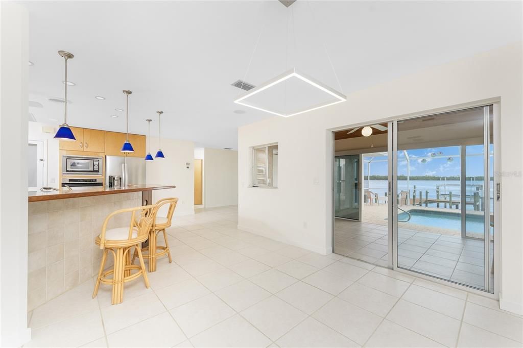 From Dining Area towards Kitchen & front foyer