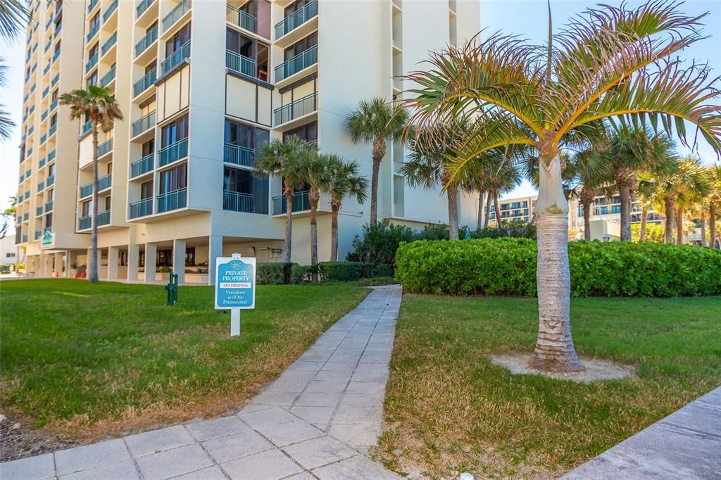 STEP OFF THE SIDEWALK ONTO THE BEACH