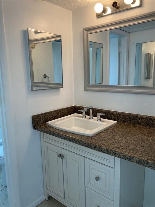 Bathroom vanity.