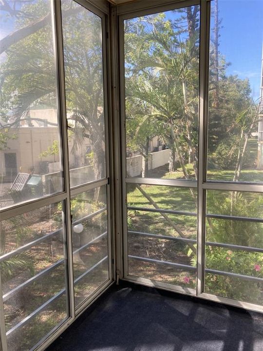 Screened porch.