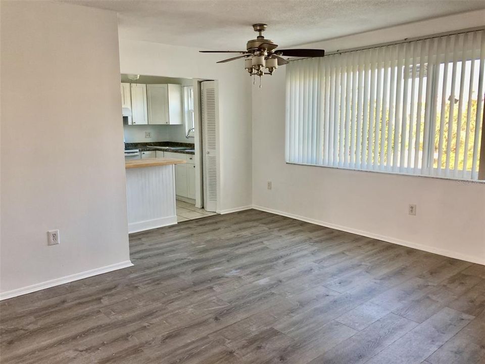 Living room - new flooring and windo.