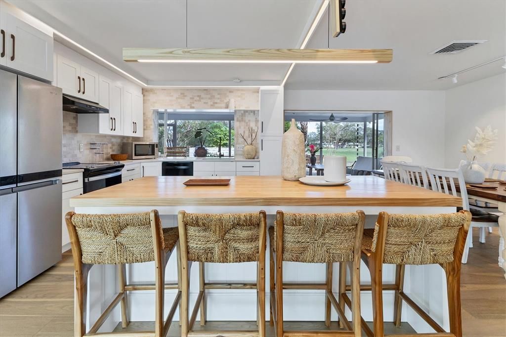 Completely remodeled kitchen