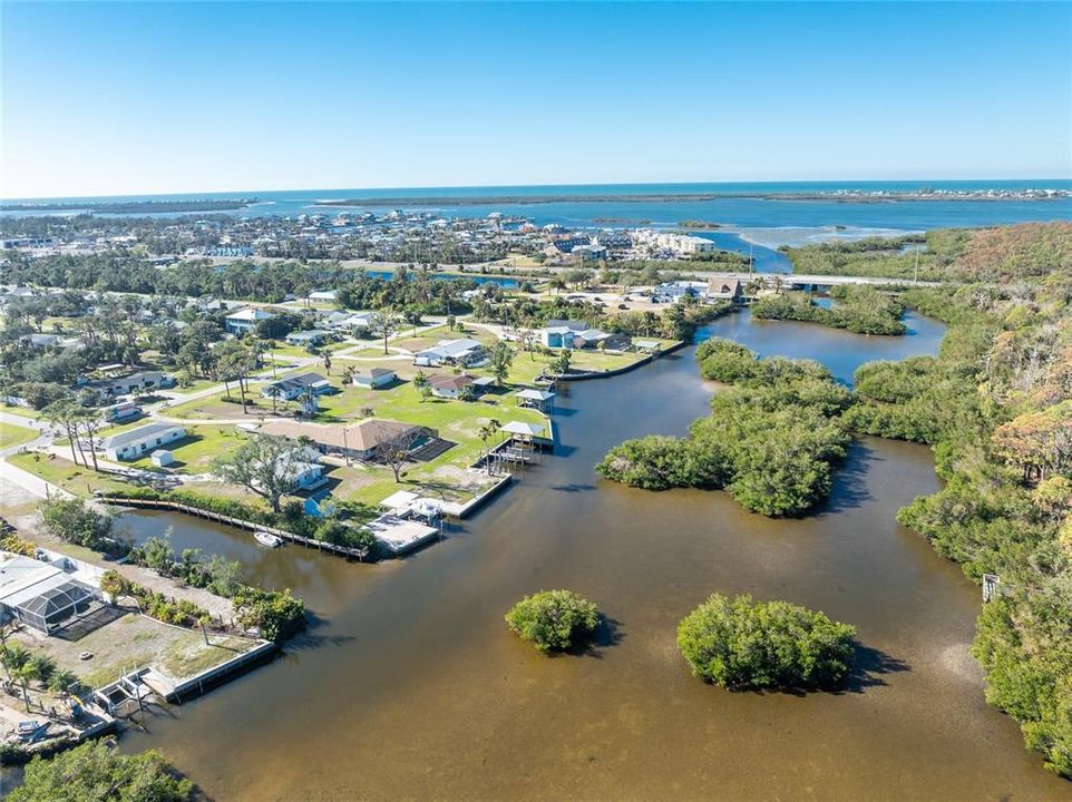 Community boat ramp is on the far left of the picture