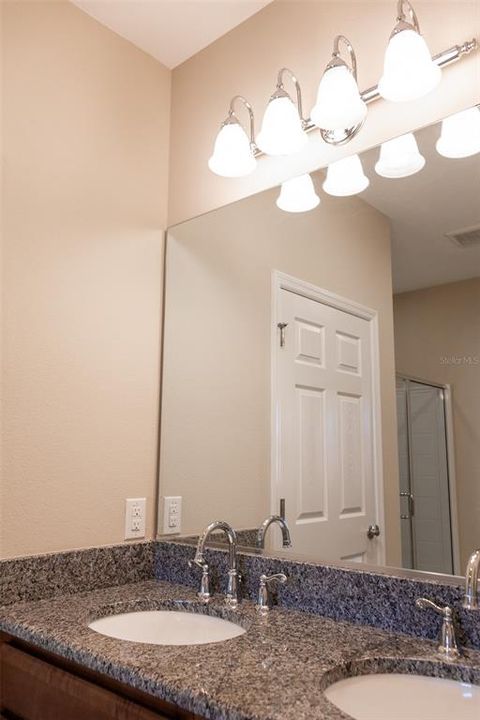 Primary Bathroom Double Vanity Sink Area