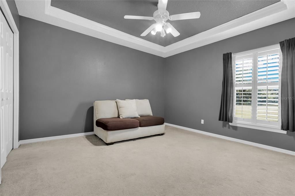 Bedroom 3 with tray ceilings