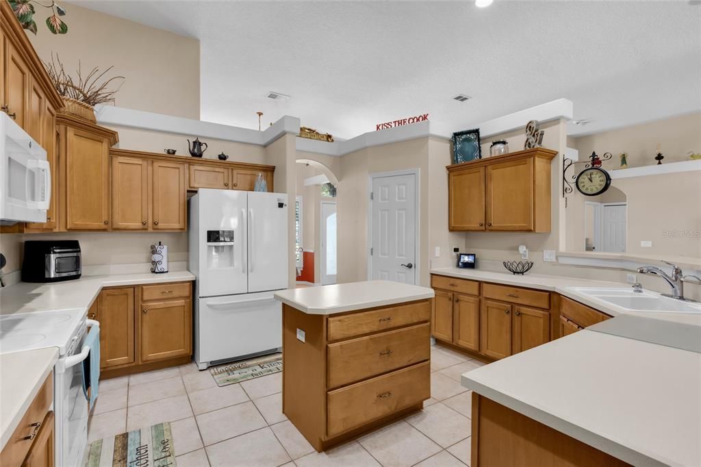 Lots of Cabinet Space and pantry closet