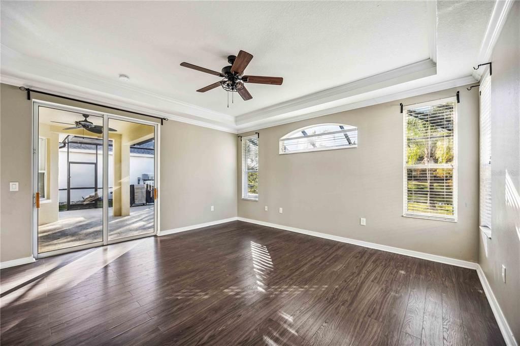 Primary Bedroom & View of Lanai