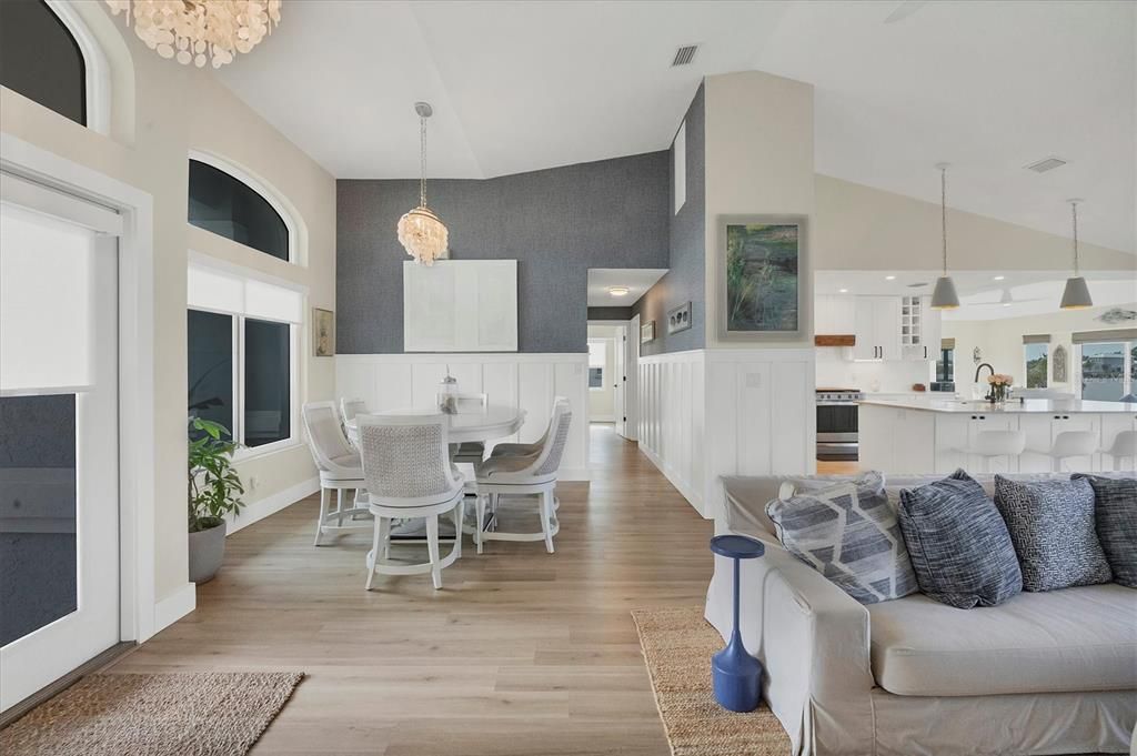 Intriguing bright Family Room the heart of the home.