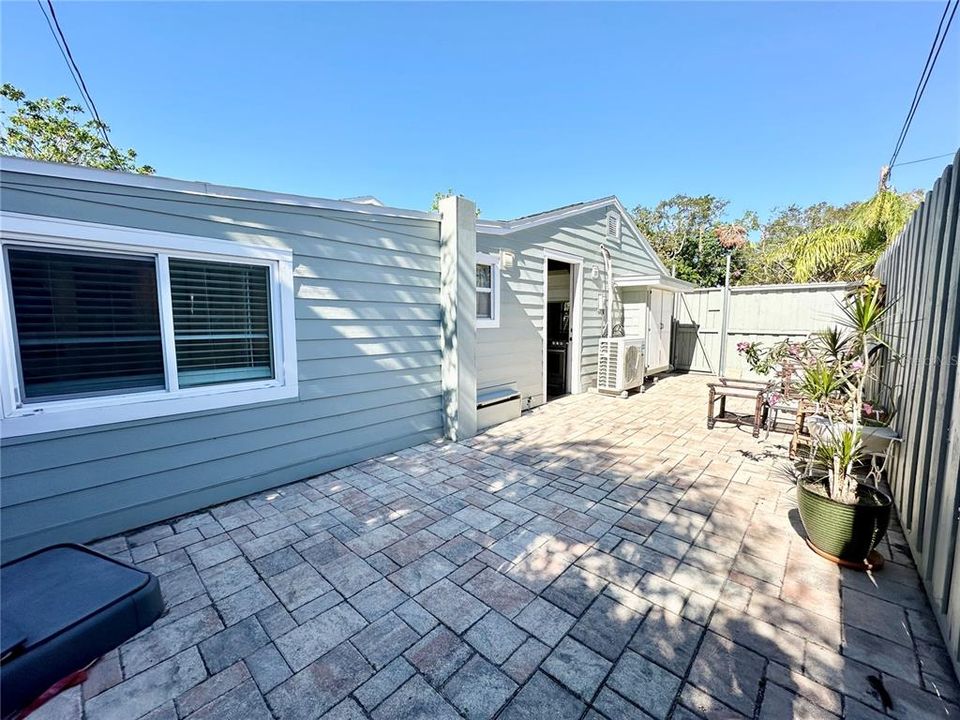 Private Fenced Patio in Smaller Unit