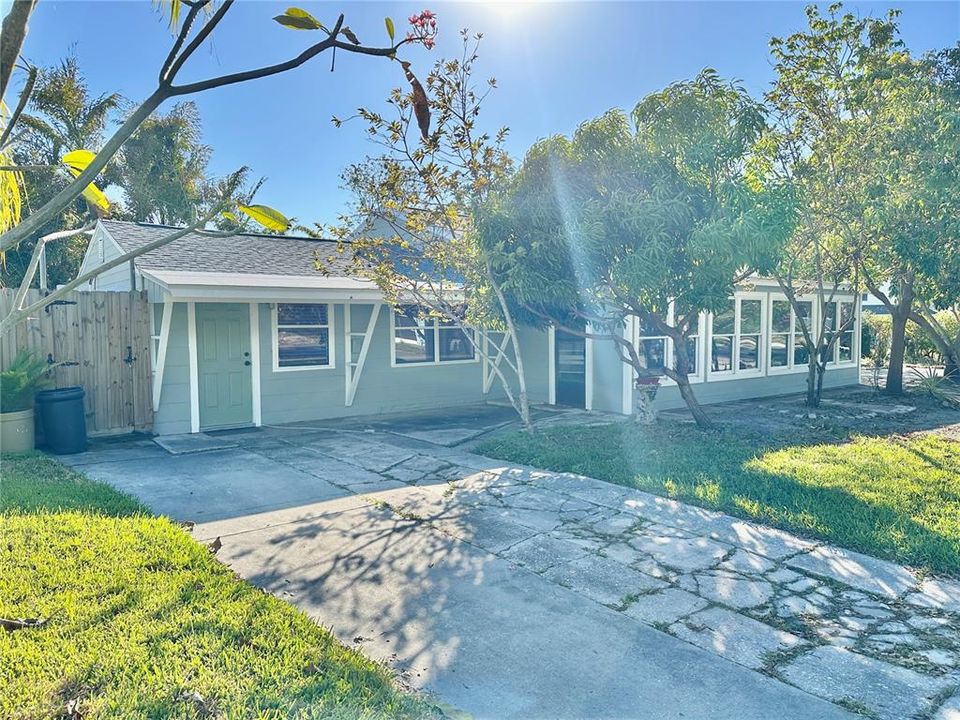 Smaller Unit Driveway Entrance